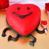 Love You Proposal Fondant Cake 2 Love You Proposal Fondant Cake From Lallantop Cake Shop - Delivery In East Delhi, South-East Delhi, Ghaziabad, And Noida.