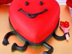 Love You Proposal Fondant Cake from LallanTop Cake Shop - Delivery in East Delhi, South-East Delhi, Ghaziabad, and Noida.