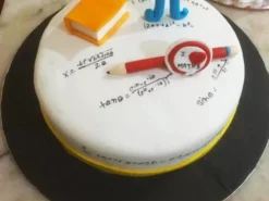 Math Lover Fondant Cake from LallanTop Cake Shop - Delivery in East Delhi, South-East Delhi, Ghaziabad, and Noida.