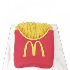 McDonald’s Fries Fondant Cake