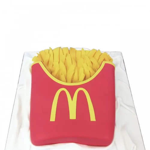 McDonald’s Fries Fondant Cake