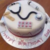 medical theme birthday cake from lallantop cake shop noida and east delhi From LallamTop Cake Shop