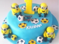 Minions Customized Fondant Cake