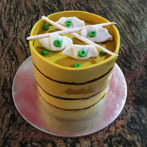 Momos Theme Fondant Cake - LallanTop Cake Shop