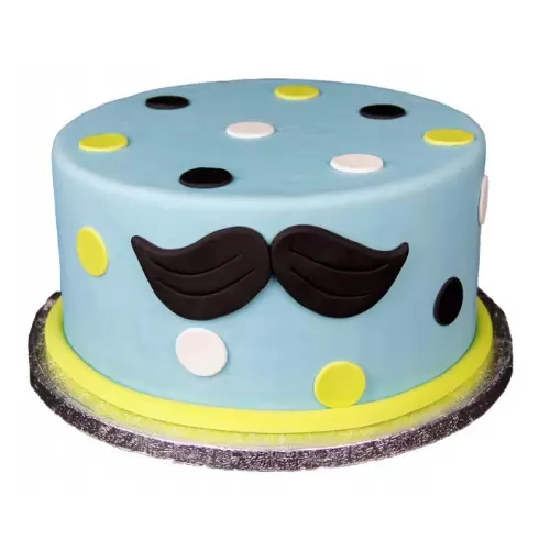 Mustache Theme Cake 3 Mustache Theme Cake