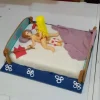 naughty girl on top fondant cake from lallantop cake shop noida and east delhi From LallamTop Cake Shop