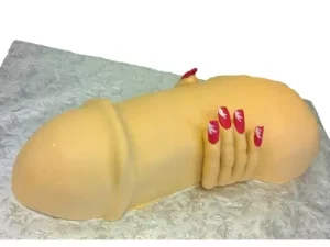 Penis Shaped Bachelor Party Adult Cake