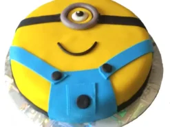 Phil Minion Face Fondant Cake