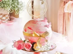 Pink Chocolate Pinata Ball Cake from LallanTop Cake Shop