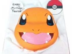 Pokemon Charmander Fondant Cake
