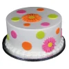 Polka Dot Daisy Fondant Cake 2 Polka Dot Daisy Fondant Cake From Lallantop Cake Shop Noida And East Delhi From Lallamtop Cake Shop