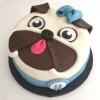 Pug Puppy Dog Theme Cake 2 Pug Puppy Dog Theme Cake From Lallantop Cake Shop Noida And East Delhi From Lallamtop Cake Shop