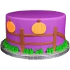 Pumpkin Fence Fondant Cake 2 Pumpkin Fence Fondant Cake From Lallantop Cake Shop Noida And East Delhi From Lallamtop Cake Shop