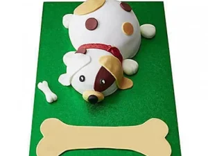 Puppy Fondant Cake