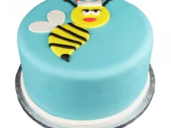 Queen Bee Theme Fondant Cake