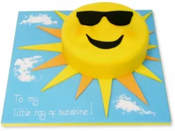 Ray Of Sunshine Fondant Cake