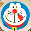 Rejoicing Doraemon Fondant Cake 1 Rejoicing Doraemon Fondant Cake From Lallantop Cake Shop - Delivery In East Delhi, South-East Delhi, Ghaziabad, And Noida.