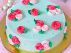 Roses and Pearls Chocolate Cake