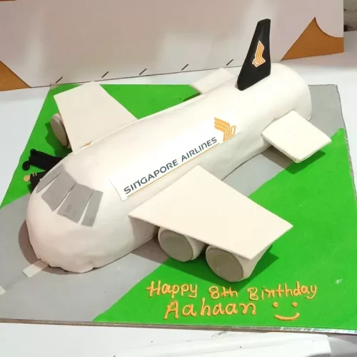Singapore Airlines Airplane Cake from LallanTop Cake Shop - Delivery in East Delhi, South-East Delhi, Ghaziabad and Noida