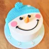 Snowman Fondant Cake 2 Snowman Fondant Cake From Lallantop Cake Shop Noida And East Delhi From Lallamtop Cake Shop