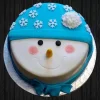 Snowy White Fondant Cake From Lallantop Cake Shop Noida And East Delhi From Lallamtop Cake Shop