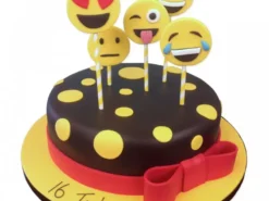 So Emotional Emoji Fondant Cake