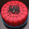 Spider Red Fondant Cake 2 Spider Red Fondant Cake From Lallantop Cake Shop - Delivery In East Delhi, South-East Delhi, Ghaziabad, And Noida