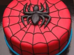 Spider Red Fondant Cake from LallanTop Cake Shop - Delivery in East Delhi, South-East Delhi, Ghaziabad, and Noida