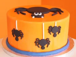 Spiders Theme Fondant Cake