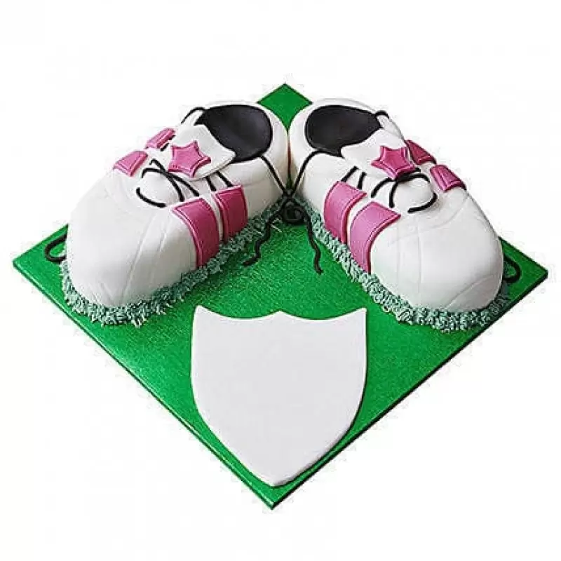 Sports Shoe Fondant Cake 3 Sports Shoe Fondant Cake