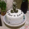 LallanTop Cake Shop Standing Dick Fondant Cake for Bachelorette Party