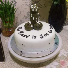 LallanTop Cake Shop Standing Dick Fondant Cake for Bachelorette Party