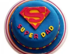 Super Dad Designer Fondant Cake