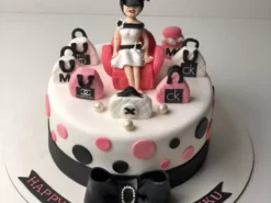 The Shopping Girl Theme Cake