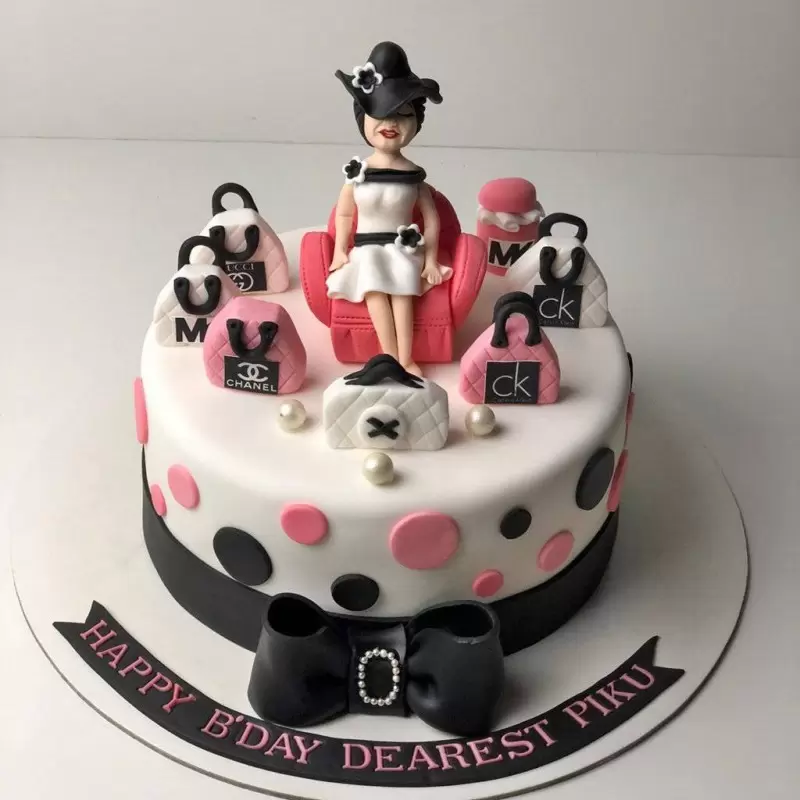 The Shopping Girl Theme Cake 3 The Shopping Girl Theme Cake
