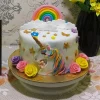 Unicorn Rainbow Theme Fondant Cake From Lallantop Cake Shop Noida And East Delhi From Lallamtop Cake Shop