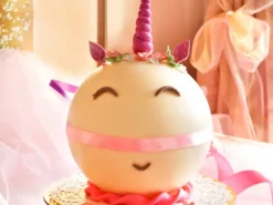 Unicorn Theme Pinata Ball Cake from LallanTop Cake Shop