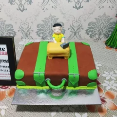 Workaholic Designer Fondant Cake