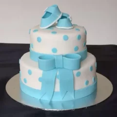 2 tier baby shower cake from lallantop cake shop noida and east delhi From LallamTop Cake Shop