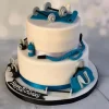 2 tier gym fondant cake from lallantop cake shop noida and east delhi From LallamTop Cake Shop