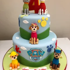 2 Tier Paw Patrol Cake