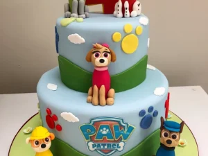2 Tier Paw Patrol Cake