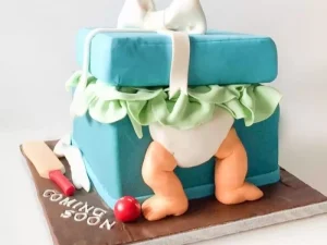 Baby Diaper Baby Shower Cake