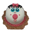 Baby Girl Face Fondant Cake 1 Baby Girl Face Fondant Cake From Lallantop Cake Shop Noida And East Delhi From Lallamtop Cake Shop