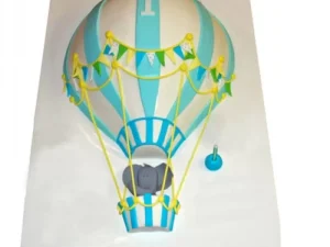 Balloon Of Wishes Fondant Cake