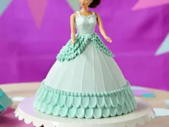 Blue Barbie Designer Cake