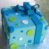 Blue Gifts Box Fondant Cake From Lallantop Cake Shop Noida And East Delhi From Lallamtop Cake Shop