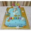 bug bunny theme 1st birthday cake from lallantop cake shop noida and east delhi From LallamTop Cake Shop