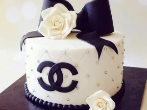 Chanel Theme Fondant Cake