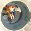 chilling in gym birthday cake from lallantop cake shop noida and east delhi From LallamTop Cake Shop